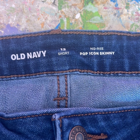 OLD NAVY Pop Icon Skinny Jeans 12 Short - Picture 2 of 4